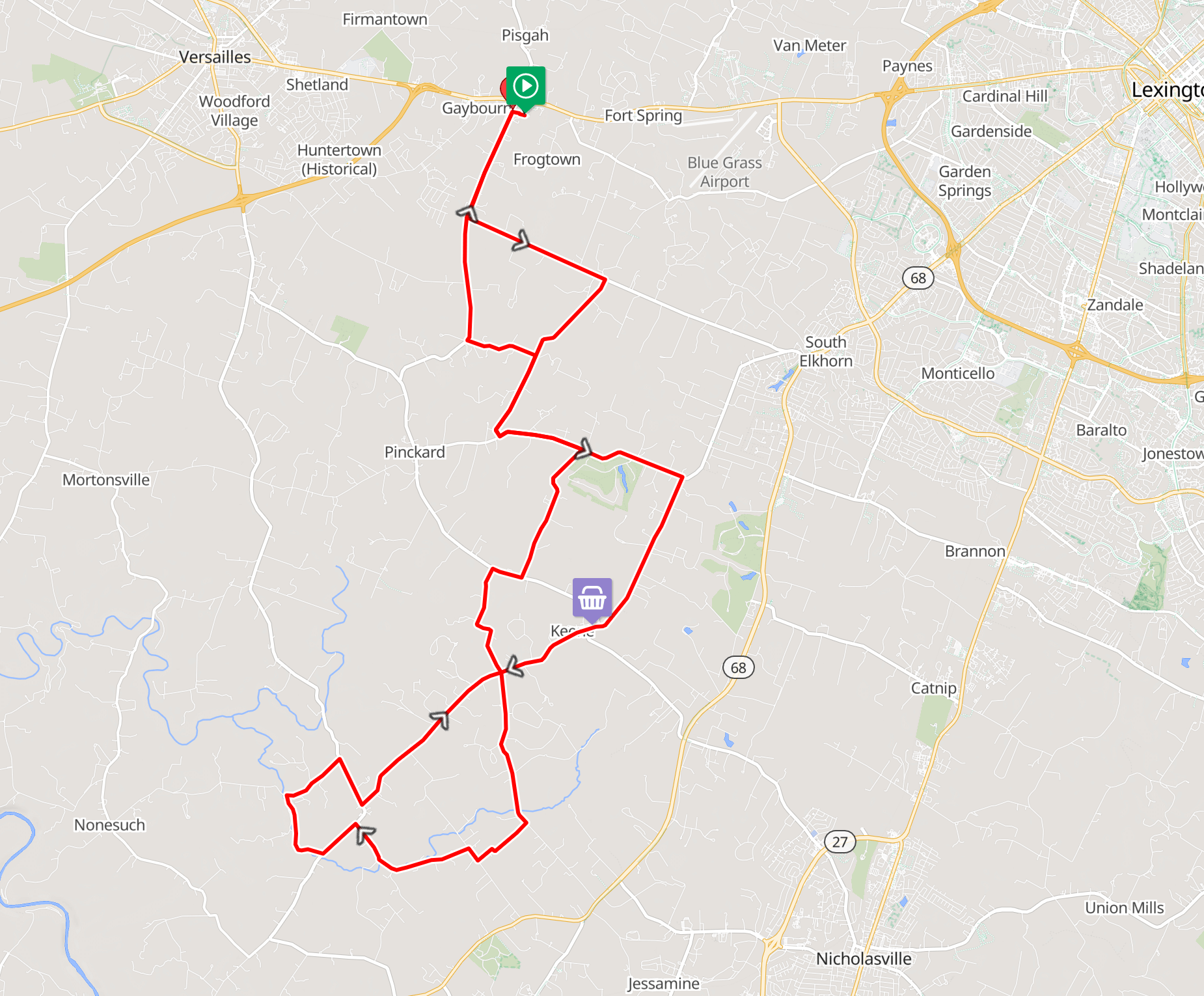 Routes Horsey Hundred